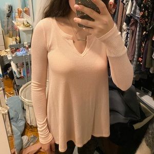 Hollister pink long sleeve
